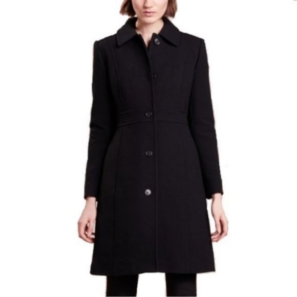 J Crew Classic Lady Day Coat with Thinsulate Italian Double Cloth Wool - Picture 2 of 9